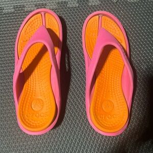Crocs flip flops